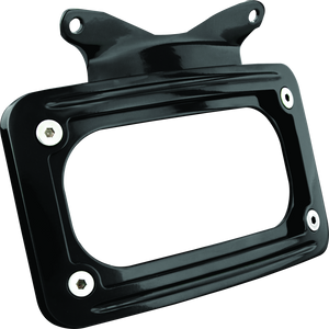 Kuryakyn Black Curved License Plate Mount 3147