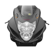 New Rage Cycles Mirror Block Off LED Replacement Turn Signal Black - GSXR-MBO