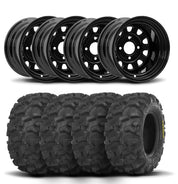 ITP Delta Steel 12" Wheels And Blackwater Evolution Tires [26x11-12]
