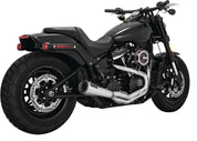 Vance And Hines 2-into-1 Upsweep Exhaust Stainless With Fuelpak FP4