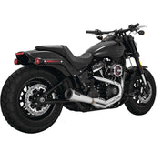 Vance And Hines 2-into-1 Upsweep Exhaust Stainless With Fuelpak FP4