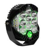 Baja Designs Auxiliary LED Light Pod Each Green Backlight L9 Pro Series Driving/Combo Pattern Clear Lens Universal 320016