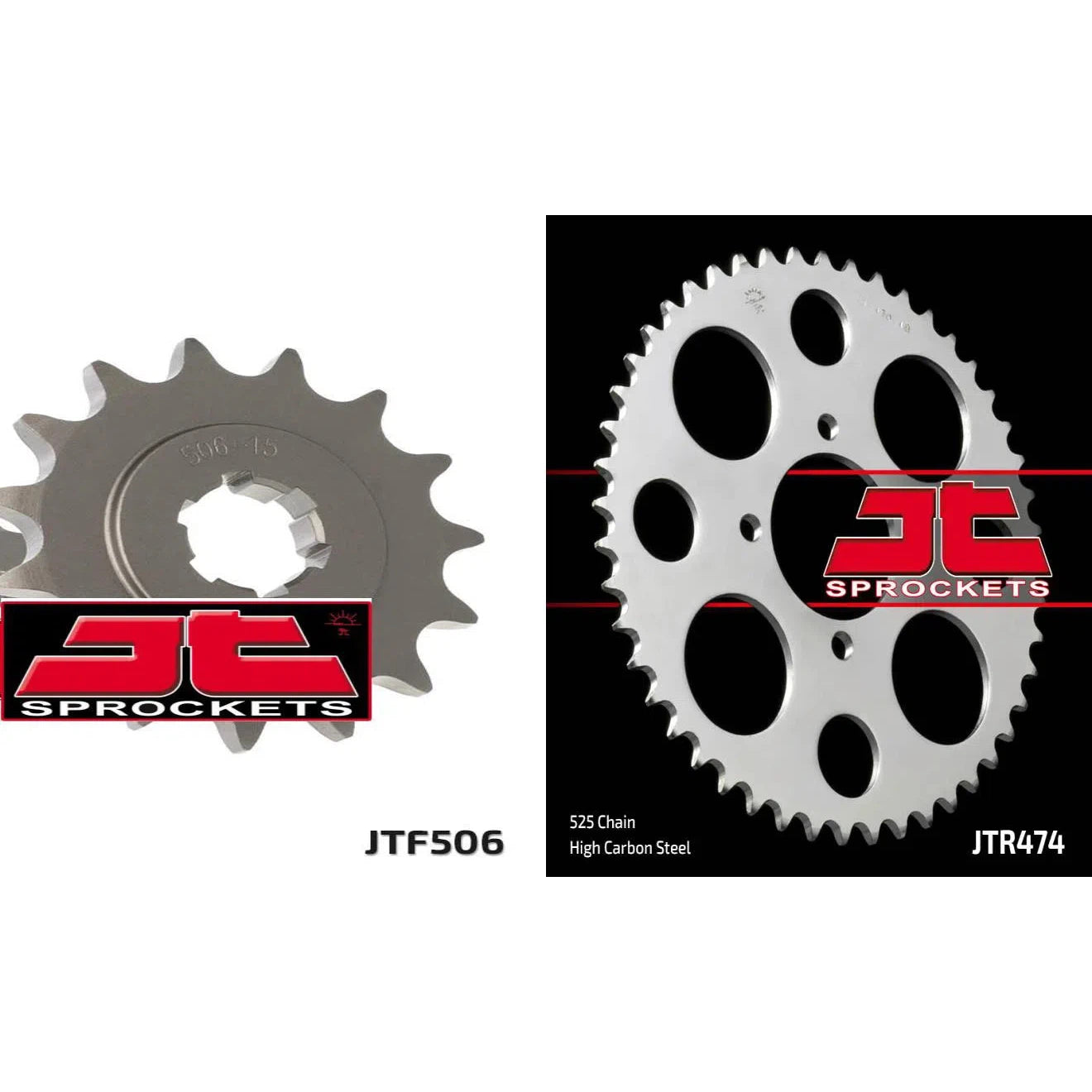 Front & Rear Sprocket Kit for KAWASAKI S1 250 B 73-75 JT Sprockets