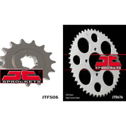 Front & Rear Sprocket Kit for KAWASAKI S1 250 B 73-75 JT Sprockets