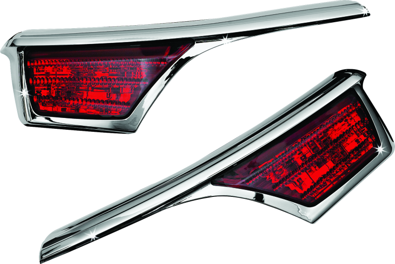 Kuryakyn Chrome LED Passenger Armrest Trim With Turn Signal 3240