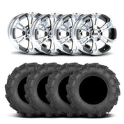 ITP SS212 15" Matte Black Wheels And Cryptid Tires [32x10-15]