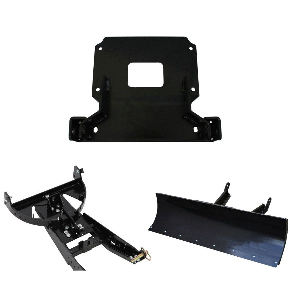 Denali Black UTV Snow Plow Kit For Polaris Ranger XP 1000 NorthStar Premium 2019-2020