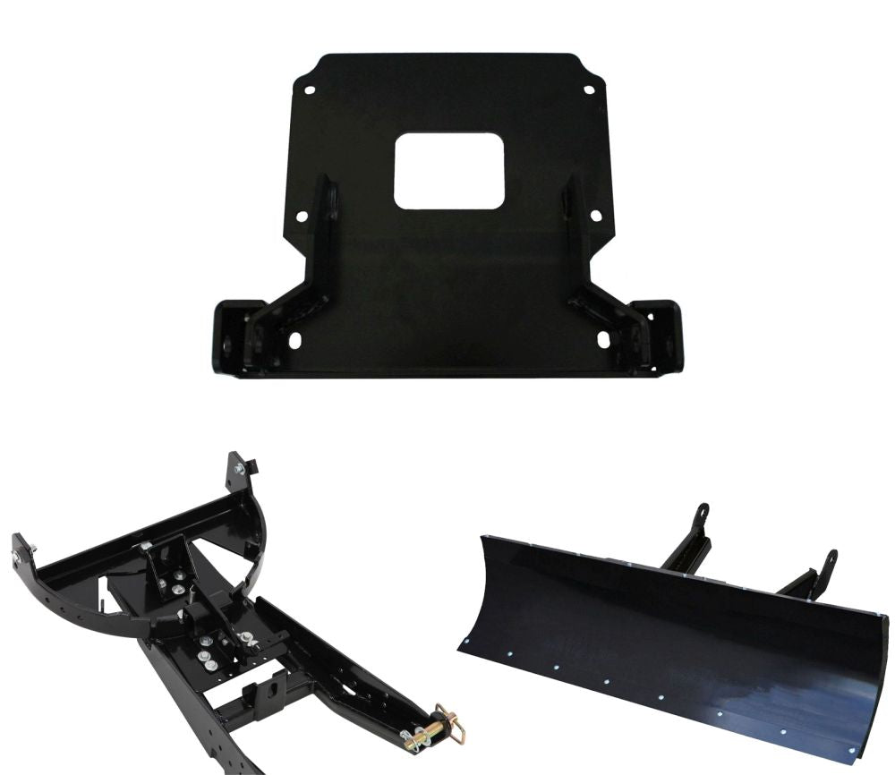 Denali Black UTV Snow Plow Kit For Polaris Ranger XP 1000 NorthStar Premium 2019-2020