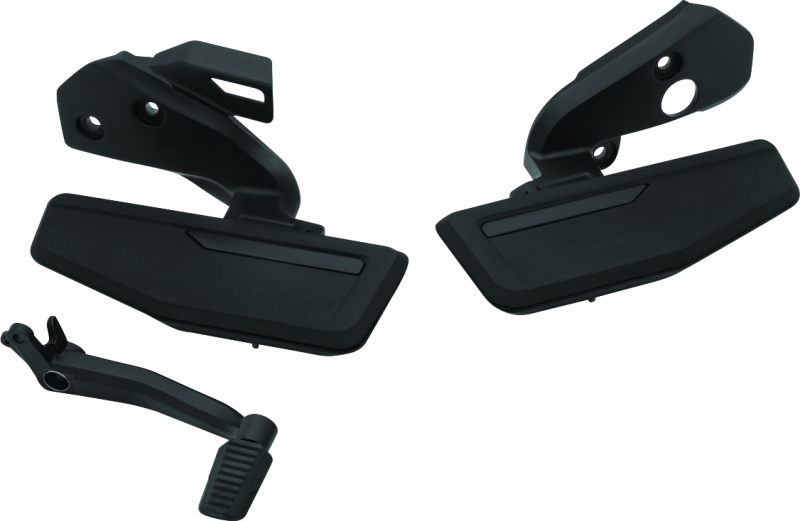 Kuryakyn Satin Black Omni Driver Floorboard Kit 3283