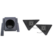SSV Works Behind Drivers or Passenger Seat Kick L7 Subwoofer Box W/ Front 8" Speaker Pods For Polaris Slingshot 15-21
