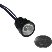 Letric Lighting Royal Flush Mount G2 LED 3-Wire, 9/16", Black/Red/Amber