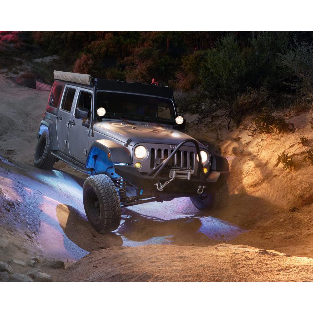 KC HiLiTES C-Series RGB Multi-Color Multi-Use LED 6-Light System - 5W Flood Beam