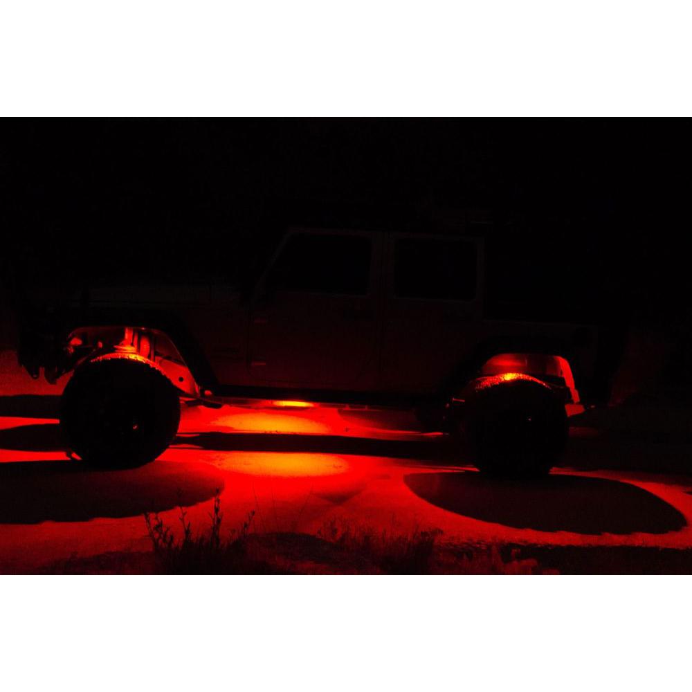 KC HiLiTES C-Series RGB Multi-Color Multi-Use LED 6-Light System - 5W Flood Beam