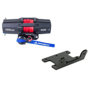 Viper V2 ATV Winch Kit 3500 lb Standard Spool With 40 Feet Blue Synthetic Rope With Mount For Yamaha Models 2007-2012