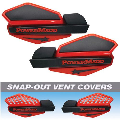 Powermadd - 34202 - Star Series Handguards, Red/Black