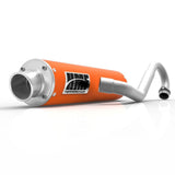 HMF Muffler Polaris Predator 03-07 Orange Performance Full System Exhaust Turn Down End Cap