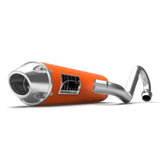 Silenciador HMF Polaris Predator 03-07 Naranja Rendimiento Sistema completo Escape Tapa de extremo europea