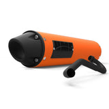HMF Muffler Polaris Predator 03-07 Orange Performance Full System Exhaust Blackout Euro End Cap