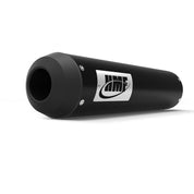 HMF Muffler Pol/Can-Am Out/Sprtsmn/Rng(70-110) 07-25 Black Performance Slip On Exhaust Blackout w/Spark Arrester End Cap
