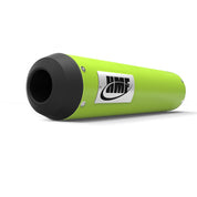 HMF Muffler Pol/Can-Am Out/Sprtsmn/Rng(70-110) 07-25 Venom Green Performance Slip On Exhaust Mini Blackout End Cap