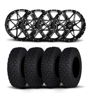 ITP Tornado 15" Matte Black Wheels And Coyote Tires [33x10R-15]