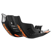 Acerbis Black/16 Orange Offroad Skid Plate - 2449420001
