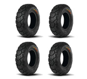 Kenda Set of Two K572 Road Go Tires (4 Ply) [18x9.5-8] And Two (4 Ply) [19x7-8] Tires