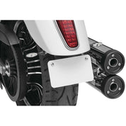 Kuryakyn Custom Rear Turn Signal and License Plate Mount for Scout Black