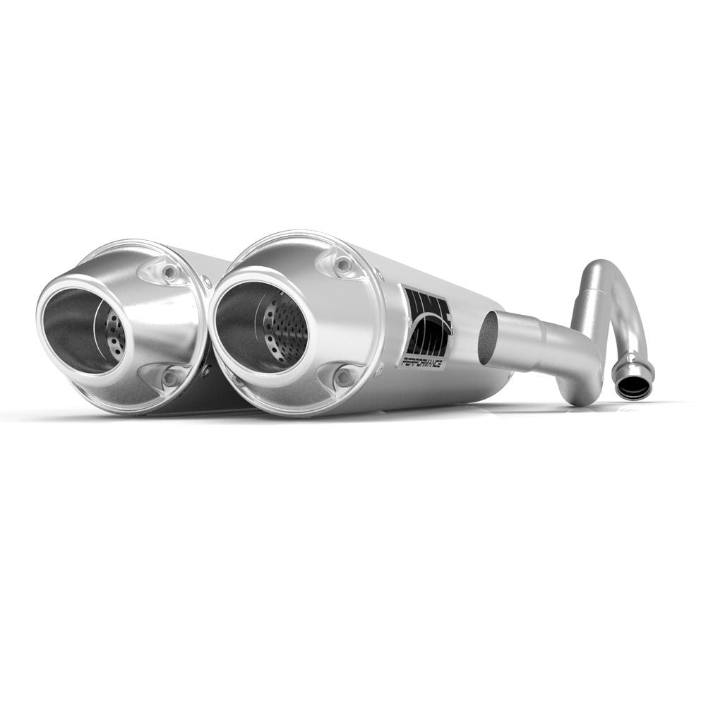 HMF Muffler Polaris RZR XP/4 1000 14 Black Performance Dual Full System Exhaust
