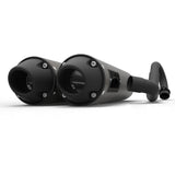 HMF Muffler Polaris RZR XP/4 1000 15-23 Gun Metal Performance Dual Full System Exhaust Blackout Euro End Cap