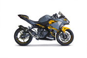 Two Brothers Racing S1R Black Series Carbon Fiber Full Exhaust System For Kawasaki Ninja 400 EX400 2018-2019 005-5060107-S1B