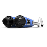 HMF Muffler Polaris RZR S 1000/General 15-24 Black Performance Dual Full System Exhaust
