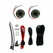 KC HiLiTES Cyclone V2 LED - 2-Light Universal Under Hood Lighting System - 5W Flood Beam