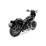 Two Brothers 2-Into-1 Comp-S Exhaust Stainless w/Carbon Fiber Tip for 99-05 FXD