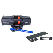 Viper V2 UTV Winch Kit 4500 lb Standard Spool With 40 Feet Black Synthetic Rope With Mount For Honda Pioneer 1000-5 2016-2021