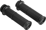 Kuryakyn Satin Black Riot Grips Dual Cable 3582