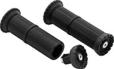 Kuryakyn Satin Black Riot Universal Grips 1in 3585