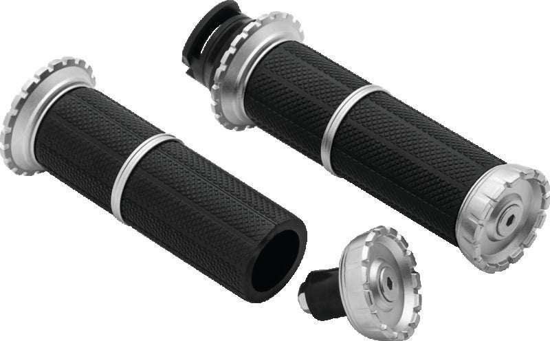 Kuryakyn Silver Riot Grips 3588