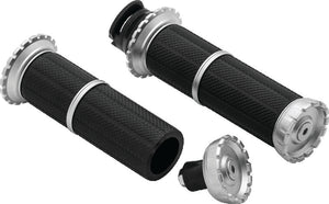 Kuryakyn Silver Riot Grips 3588