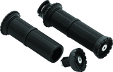 Kuryakyn Satin Black Riot Grips 3589