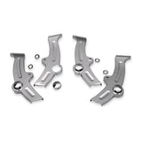 Harley FLSTN Softail Deluxe 2008-2013Boomerang Frame Covers Chrome by Kuryakyn