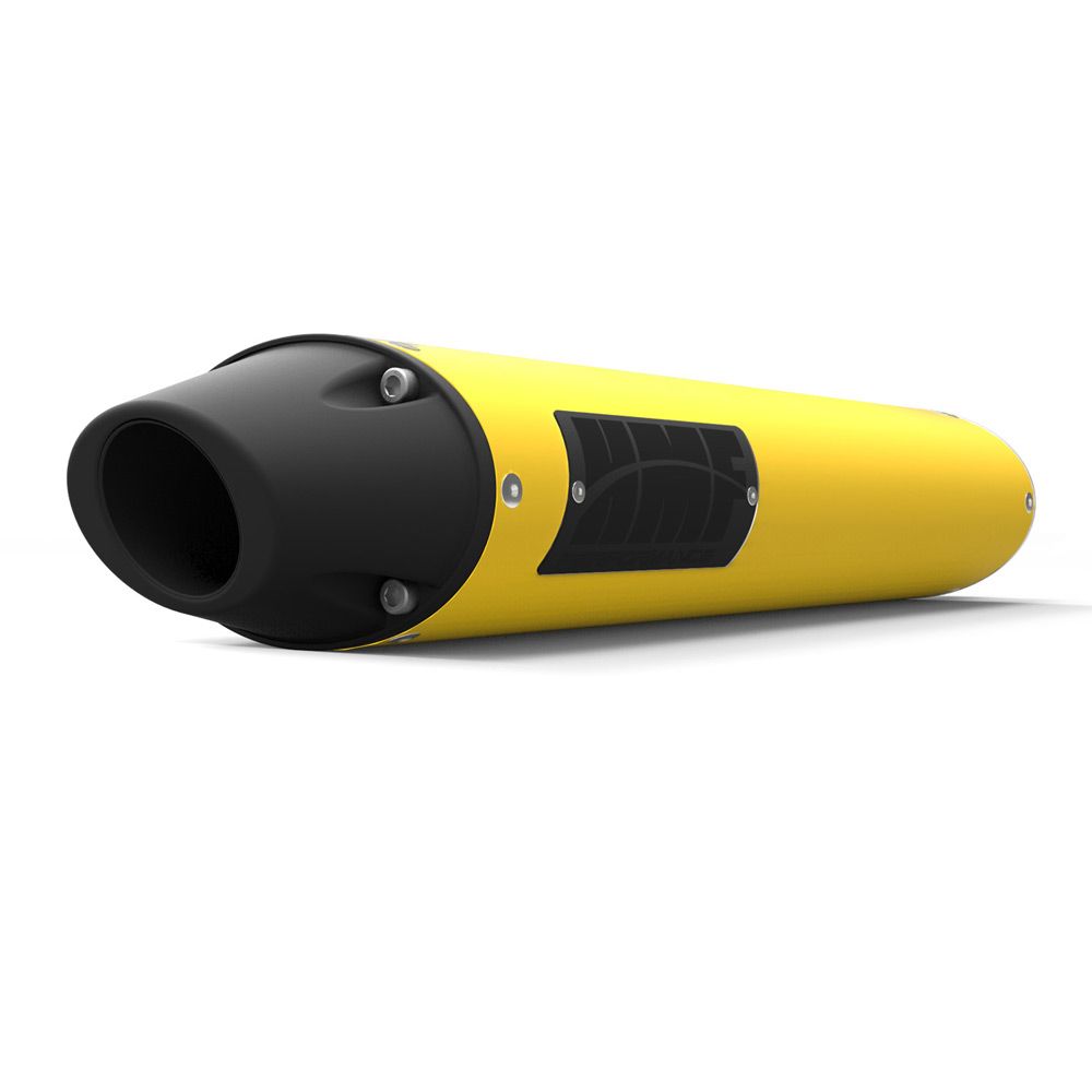 HMF Muffler Suzuki LT-R 450 06-09 Yellow Performance Slip On Exhaust Blackout Euro End Cap