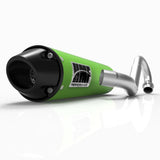 HMF Muffler Kawasaki KFX 400 03-14 Green Performance Full System Exhaust Black Euro End Cap