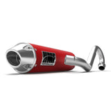 HMF Muffler Kawasaki KFX 400 03-14 Red Performance Full System Exhaust Euro End Cap