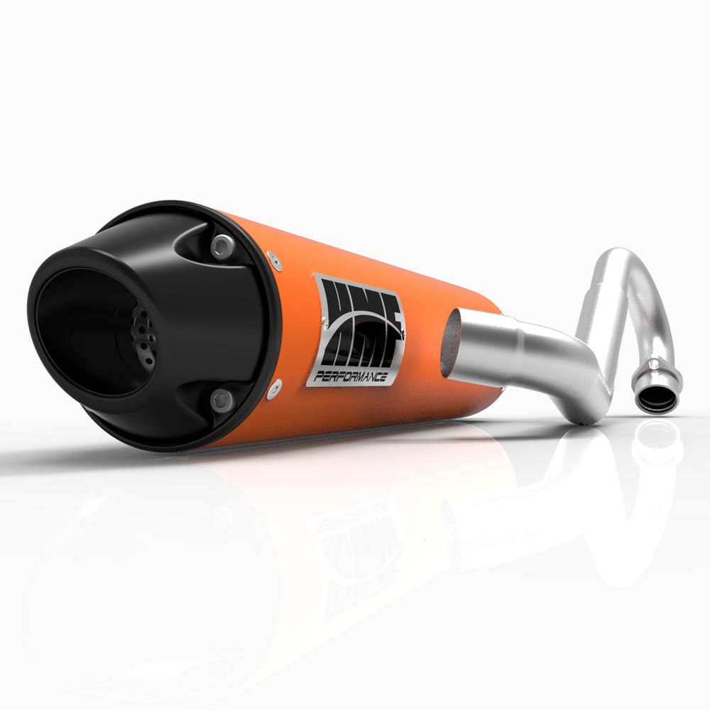 HMF Muffler Kawasaki KFX 400 03-14 Orange Performance Full System Exhaust Black Euro End Cap