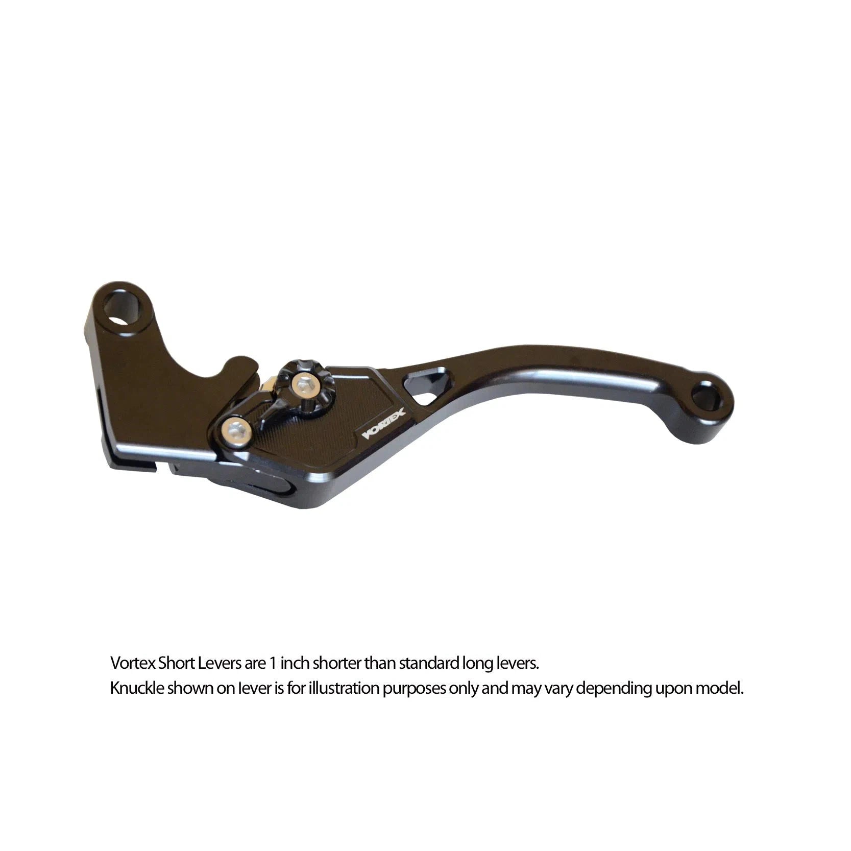 Vortex Black V3 2.0 Short Clutch Lever - LVC560