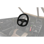 DragonFire Racing Steering Wheel - D-Shaped - Suede - Carbon Fiber - 04-0819