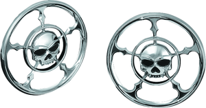 Kuryakyn Chrome Zombie Speaker Grills 3787
