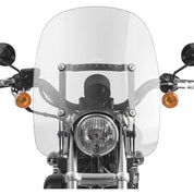 National Cycle Clear Spartan Quick Release Windshield With Mount Kit, Straight Forks