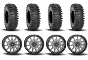 System 3 ST-5 Aluminum Gun Metal Grey 15" Wheels And XT400 Tires [35x10R-15]